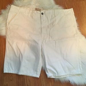 Men’s White Levi Strauss Chino Shorts